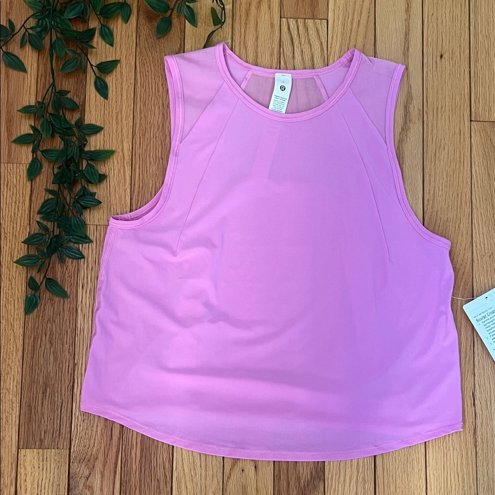 Lululemon Sculpt cropped tank